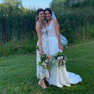 Floral Tie-Strap Dress (reformation look alike)